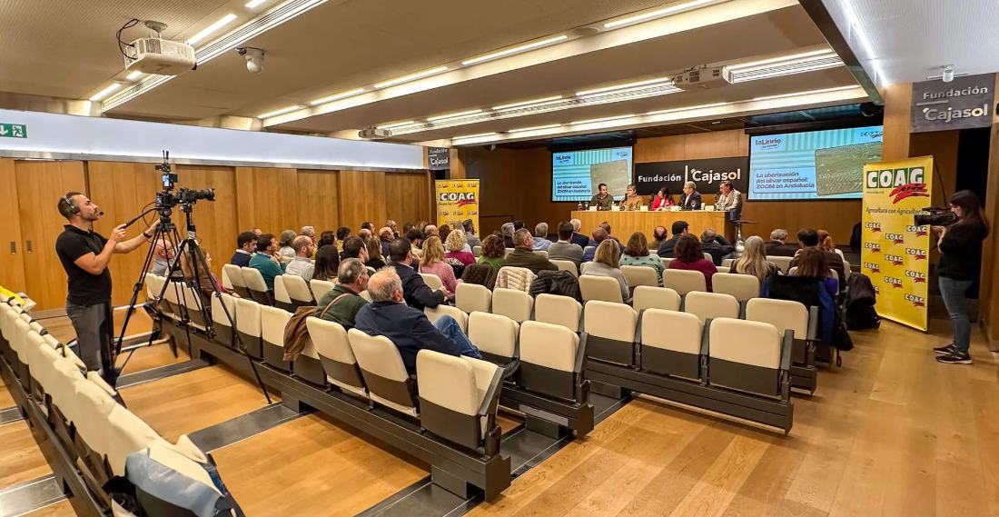 Streaming Profesional para el COAG de Agricultura desde la Fundación Cajasol en Sevilla