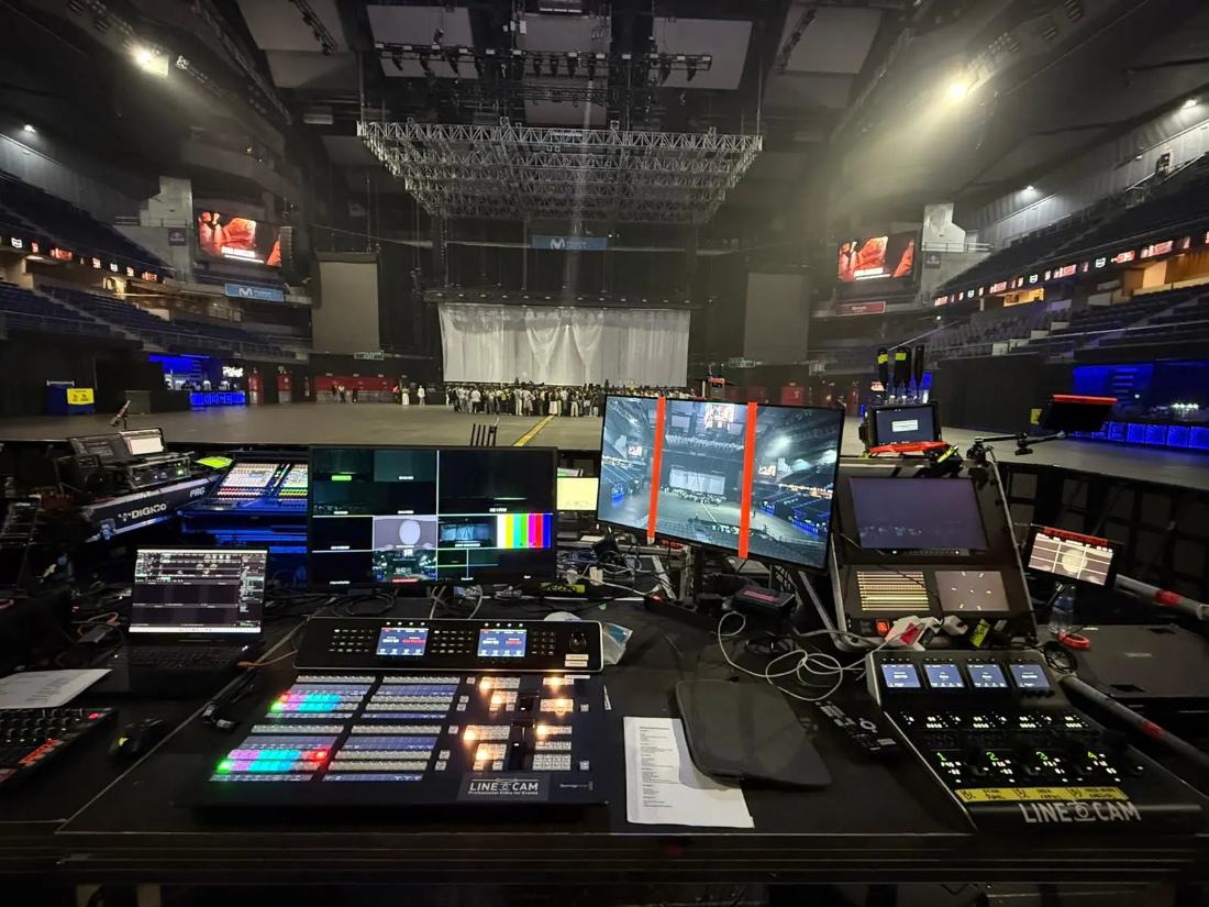 Realización audiovisual para Belén Aguilera en el Movistar Arena